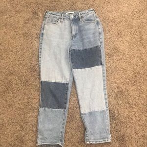 Pacsun Patched Mom Jeans